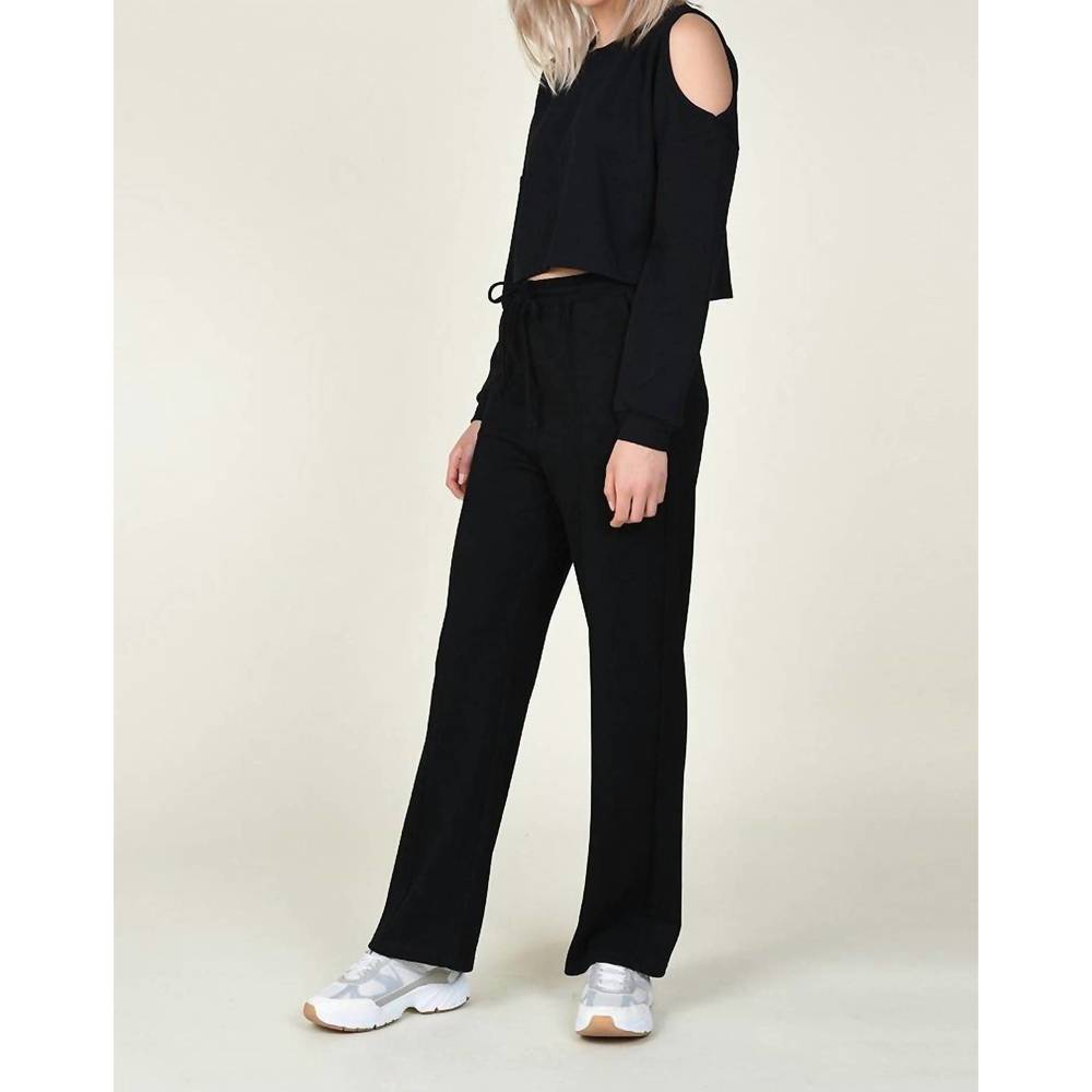 NEW MOLLY BRACKEN jogger pants in black